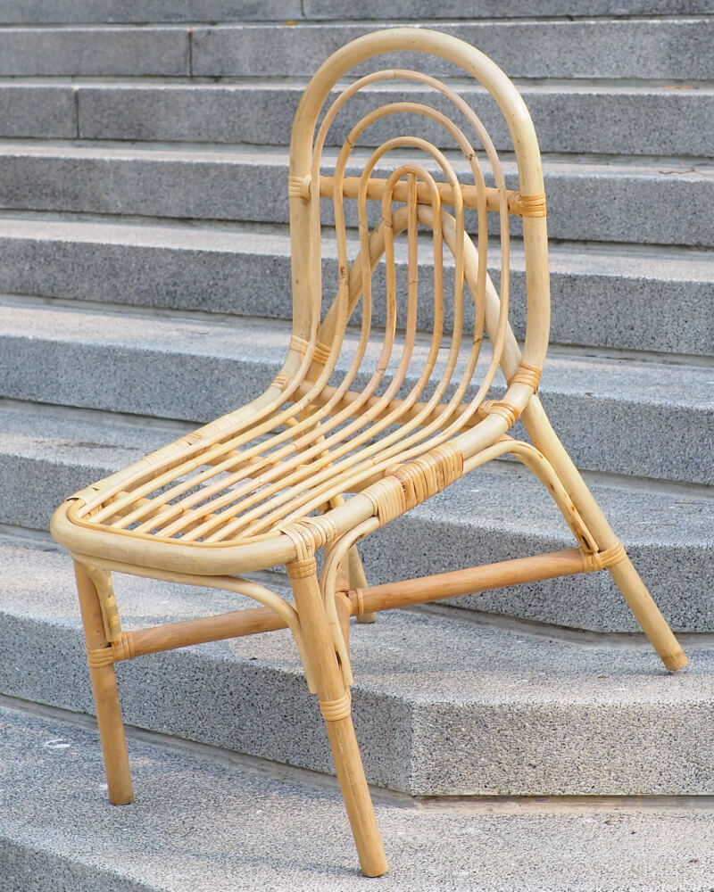 เก้าอี้ทานข้าว หวายแท้ PISAMAI รุ่น LEK DINING CHAIR ขนาด 42*55*88 ซม. สีธรรมชาติ